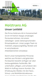 Mobile Screenshot of holztrans.ch