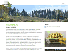 Tablet Screenshot of holztrans.ch